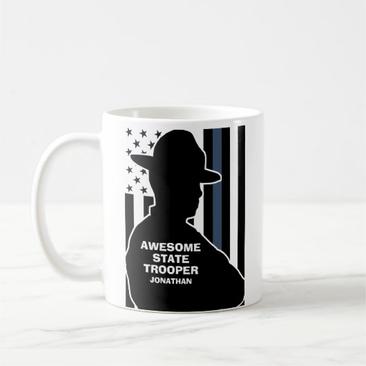 Mug Soldat d'État personnalisé Silhouette (Gauche)