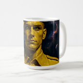 Mug Soldat en or galactique (Devant droit)