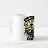 Mug Soldat Fortune Fière Soldat Militaire Fighter USA (Devant gauche)