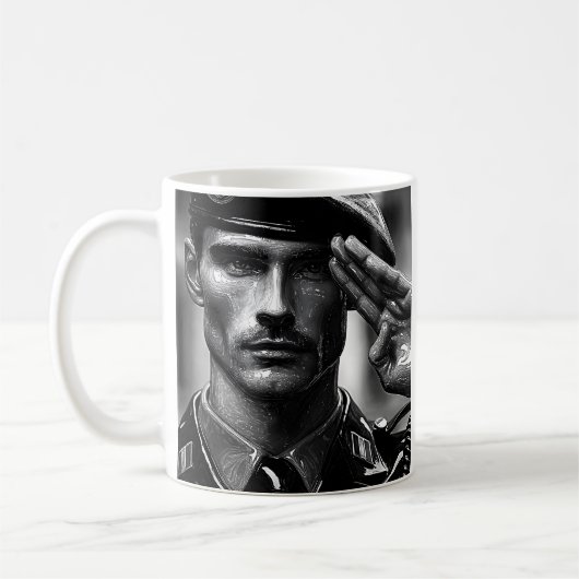 Mug Soldat français brillant (Gauche)