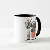 Mug Soldat, marin et bouclier des États-Unis (Devant droit)