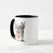 Mug Soldat, marin et bouclier des États-Unis (Devant gauche)