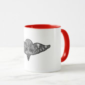 Mug Soldats aéroportés Extraordinaires en parachute (Devant droit)