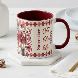 Mug Soldats Casse-Noisette de Noël Diamant Magique Ros