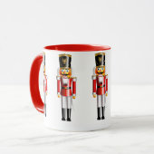 Mug Soldats de jouet drôles de casse-noix de Noël (Devant gauche)