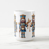 MUG SOLDATS NUTCRACKER DE NOËL BLEUS ET OR (Centre)