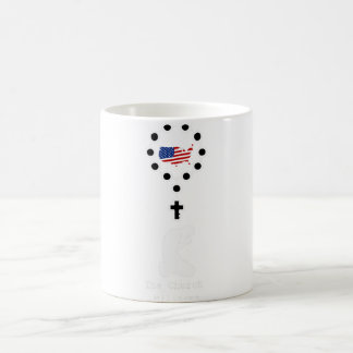 Mug Soldier Prayer Rosary Beads United States American