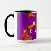 Mug Soleil abstrait brille à travers les feuilles (Gauche)