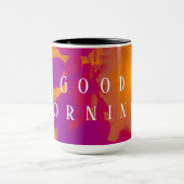 Mug Soleil abstrait brille à travers les feuilles (Centre)