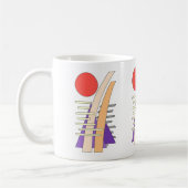 Mug Soleil abstrait, ombres, reflets et structures (Gauche)