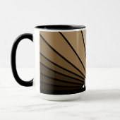 Mug Soleil Art déco bronzé (Gauche)