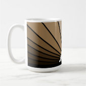 Mug Soleil Art déco bronzé (Gauche)