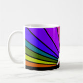 Mug Soleil Art déco en arc-en-ciel (Gauche)