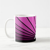 Mug Soleil Art déco rose (Gauche)