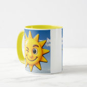 Mug Soleil beau sourire (Devant gauche)