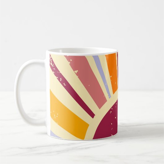 Mug Soleil boho rétro (Gauche)