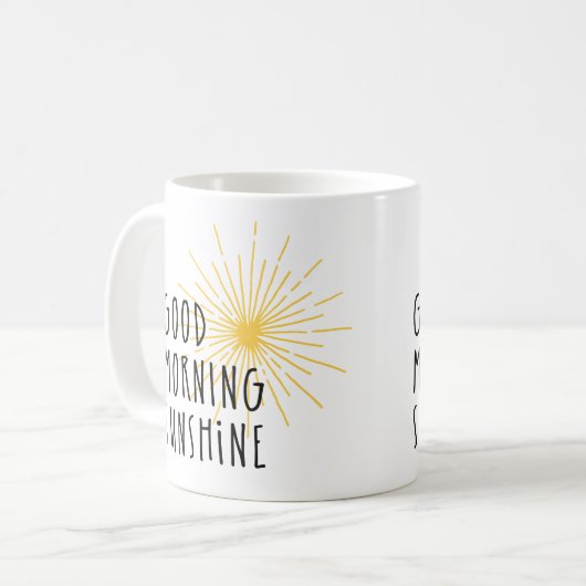 Mug Soleil bonjour (Devant gauche)