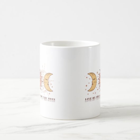 Mug Soleil Céleste Et Lune Boho (Centre)