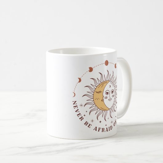 Mug Soleil Céleste Et Lune Boho (Devant droit)