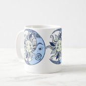 Mug Soleil Céleste Et Lune Boho (Devant gauche)
