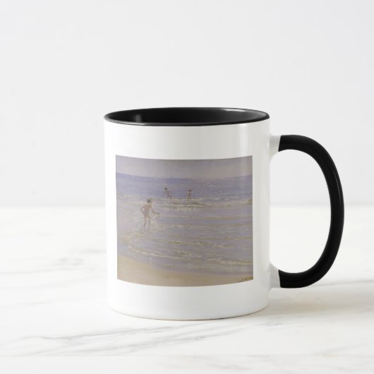 Mug Soleil chez Skagen : Garçons nageant, 1892 (Droite)