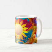 Mug Soleil cosmique (Devant droit)