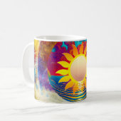 Mug Soleil cosmique (Devant gauche)