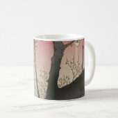 Mug soleil couchant japonais pruniers arbres (Devant droit)