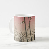 Mug soleil couchant japonais pruniers arbres (Devant gauche)