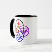 Mug Soleil de rite de York (Devant gauche)