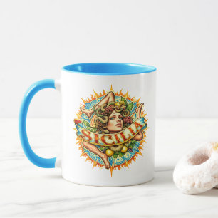 Mug Soleil de Sicilia Trinacria