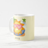 Mug Soleil de vacances été détente (Devant gauche)