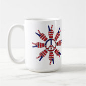 Mug Soleil des signes de paix (Gauche)