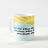 Mug Soleil d'été et Surf (Devant gauche)