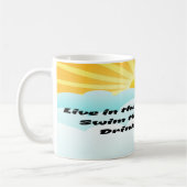 Mug Soleil d'été et Surf (Gauche)