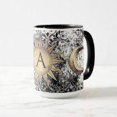 Mug Soleil d'or et lune (Devant droit)