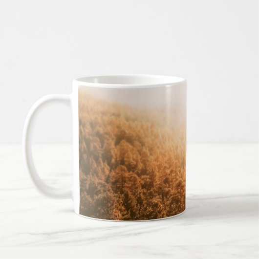 MUG SOLEIL D'OR SUR UNE FORÊT (Gauche)