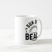 Mug Soleil D'Une Plage (Devant droit)