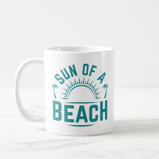 Mug Soleil D'Une Plage (Gauche)