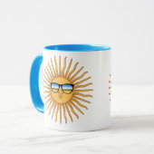 Mug Soleil en nuages (Devant gauche)
