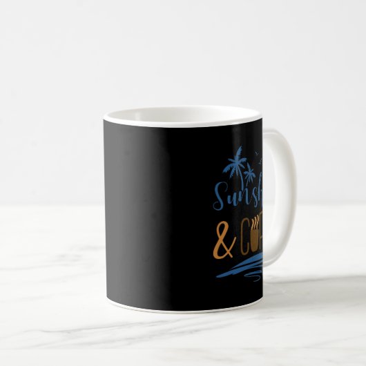 Mug Soleil Et Café (Devant droit)