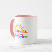 Mug Soleil Et Fleurs (Devant gauche)