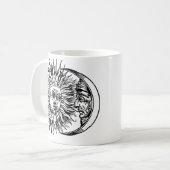 Mug Soleil et lune médiévaux (Devant gauche)