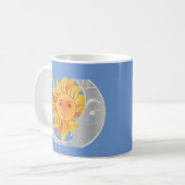 Mug Soleil et lune solstice d'été (Devant gauche)