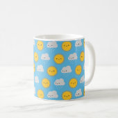 Mug Soleil et pluie Kawaii (Devant droit)