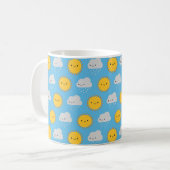Mug Soleil et pluie Kawaii (Devant gauche)