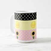 Mug Soleil et points (Devant gauche)