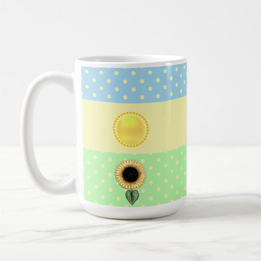 Mug Soleil et points (Gauche)