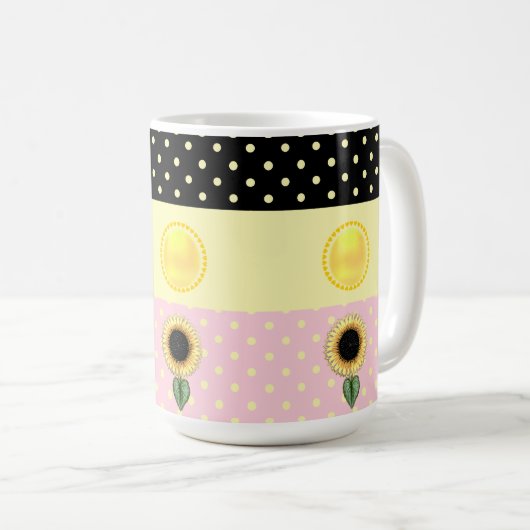 Mug Soleil et Pois (Devant droit)