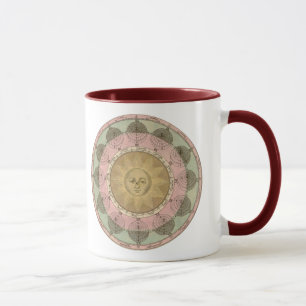 Mug Soleil et saisons Détail de la carte antique vers 